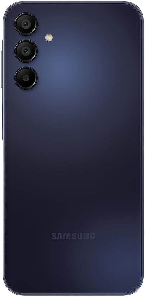 SAMSUNG Galaxy A15 5G (128GB, 2024) 6.5" 90Hz AMOLED, 50MP Camera, 4G Volte (Fully Unlocked International Model for AT&T, T-Mobile, Verizon, Global) A156U (Blue Black) (Renewed)