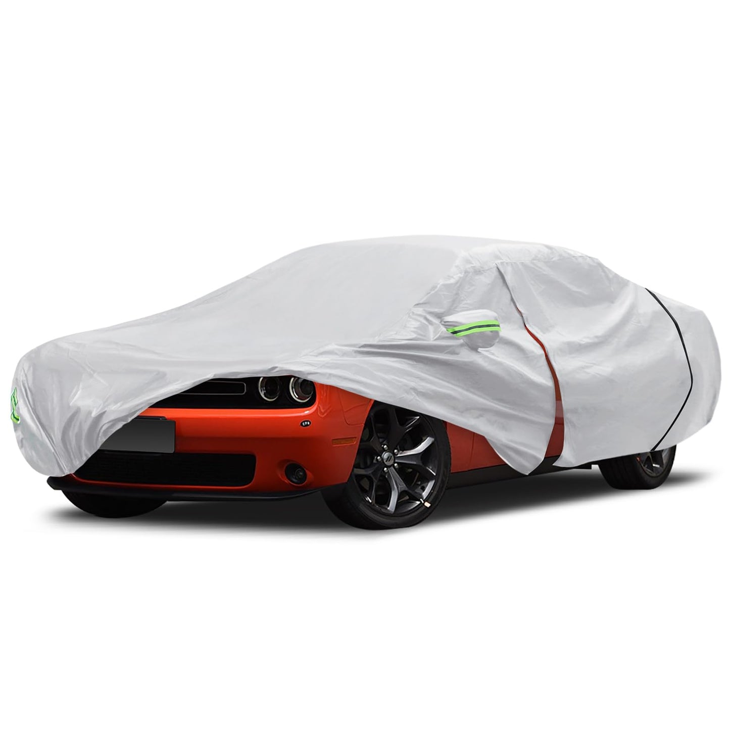 Migaven - Funda de coche personalizada, impermeable para todo tipo de clima, funda exterior completa, protector de lluvia, sol, nieve con cremallera en la puerta