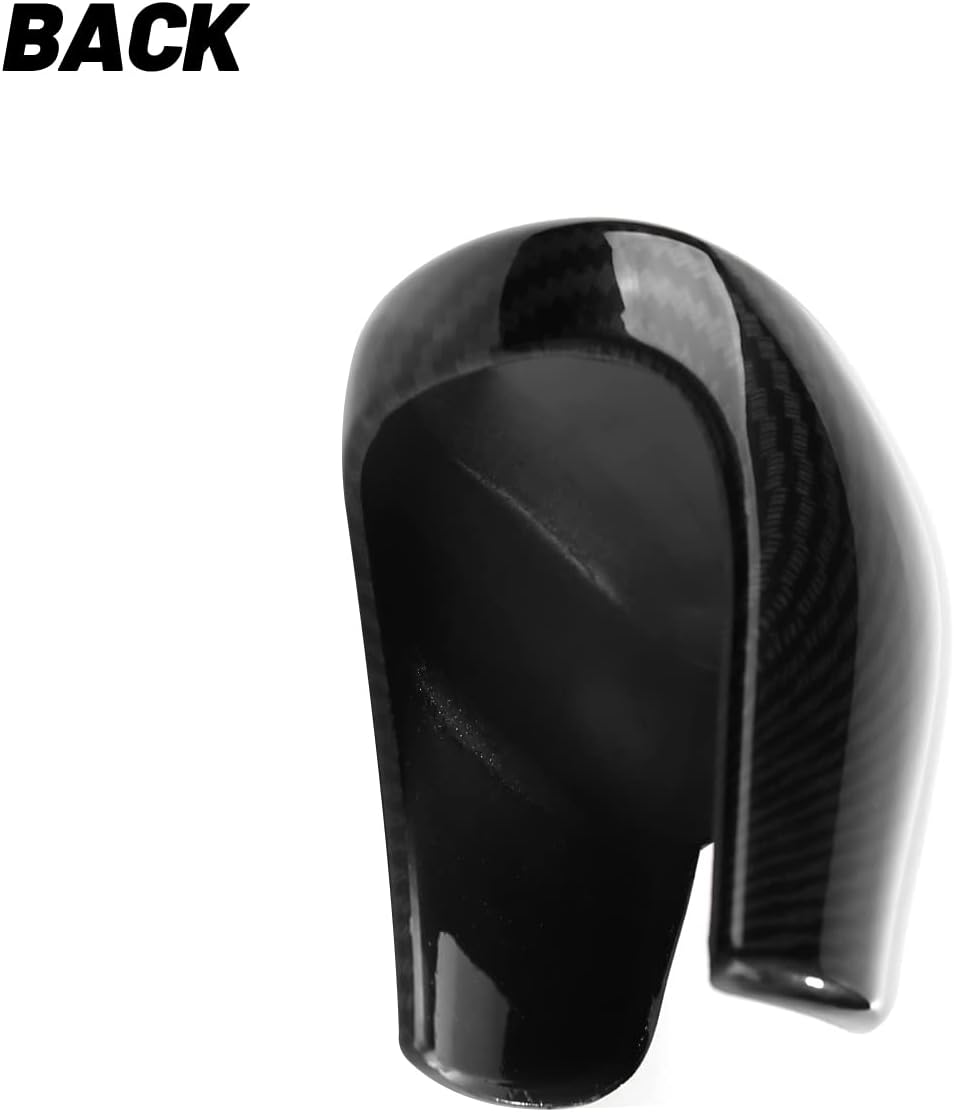 CKE Compatible con Honda Civic 2022 2023 2024 2025 para CRV HRV 2023 2024 2025 para Accord 2018-2024 2025 Accesorios para consola central de coche, cubierta de perilla de palanca de cambios - carbono