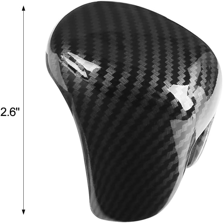 CKE Compatible con Honda Civic 2022 2023 2024 2025 para CRV HRV 2023 2024 2025 para Accord 2018-2024 2025 Accesorios para consola central de coche, cubierta de perilla de palanca de cambios - carbono