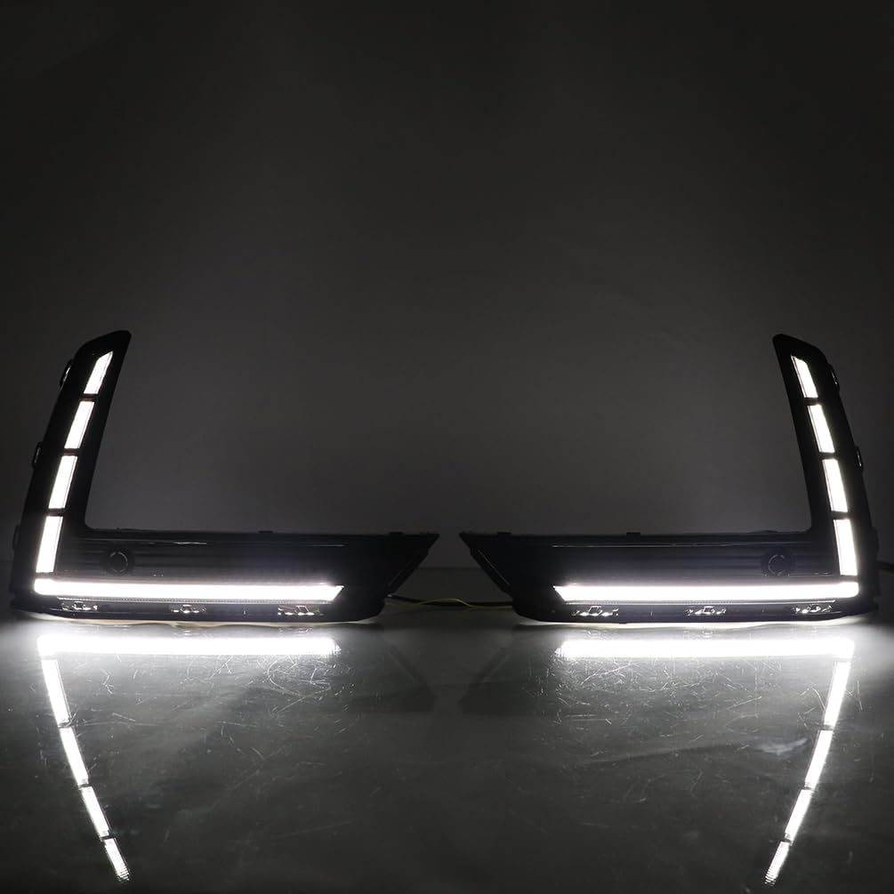 Luz antiniebla LED DRL para Honda CR-V CRV 2025 2023 2025 luces de circulación diurna con luz de señal de giro ámbar CRV reemplazo luz diurna LED