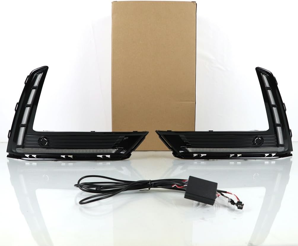 Luz antiniebla LED DRL para Honda CR-V CRV 2025 2023 2025 luces de circulación diurna con luz de señal de giro ámbar CRV reemplazo luz diurna LED