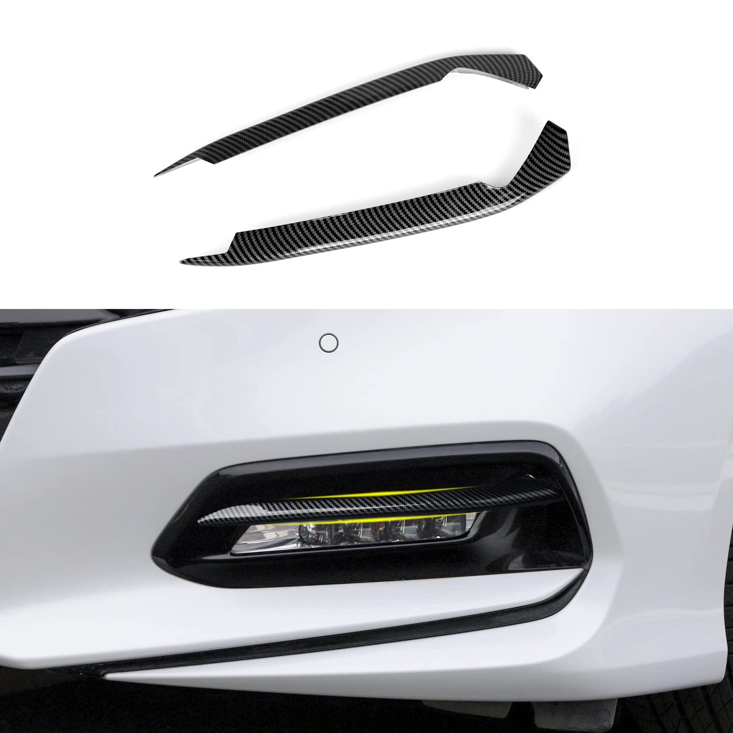 Calcomanías para panel de palanca de cambios versión a gas para Honda Accord 2018 2019 2020 2021 2022 Accesorios de 10ª generación ABS Calcomanías interiores de fibra de carbono