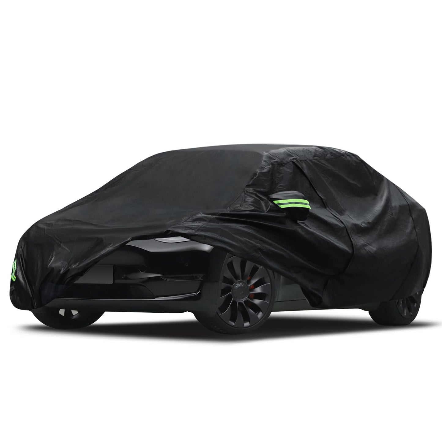 Migaven - Funda de coche personalizada, impermeable para todo tipo de clima, funda exterior completa, protector de lluvia, sol, nieve con cremallera en la puerta