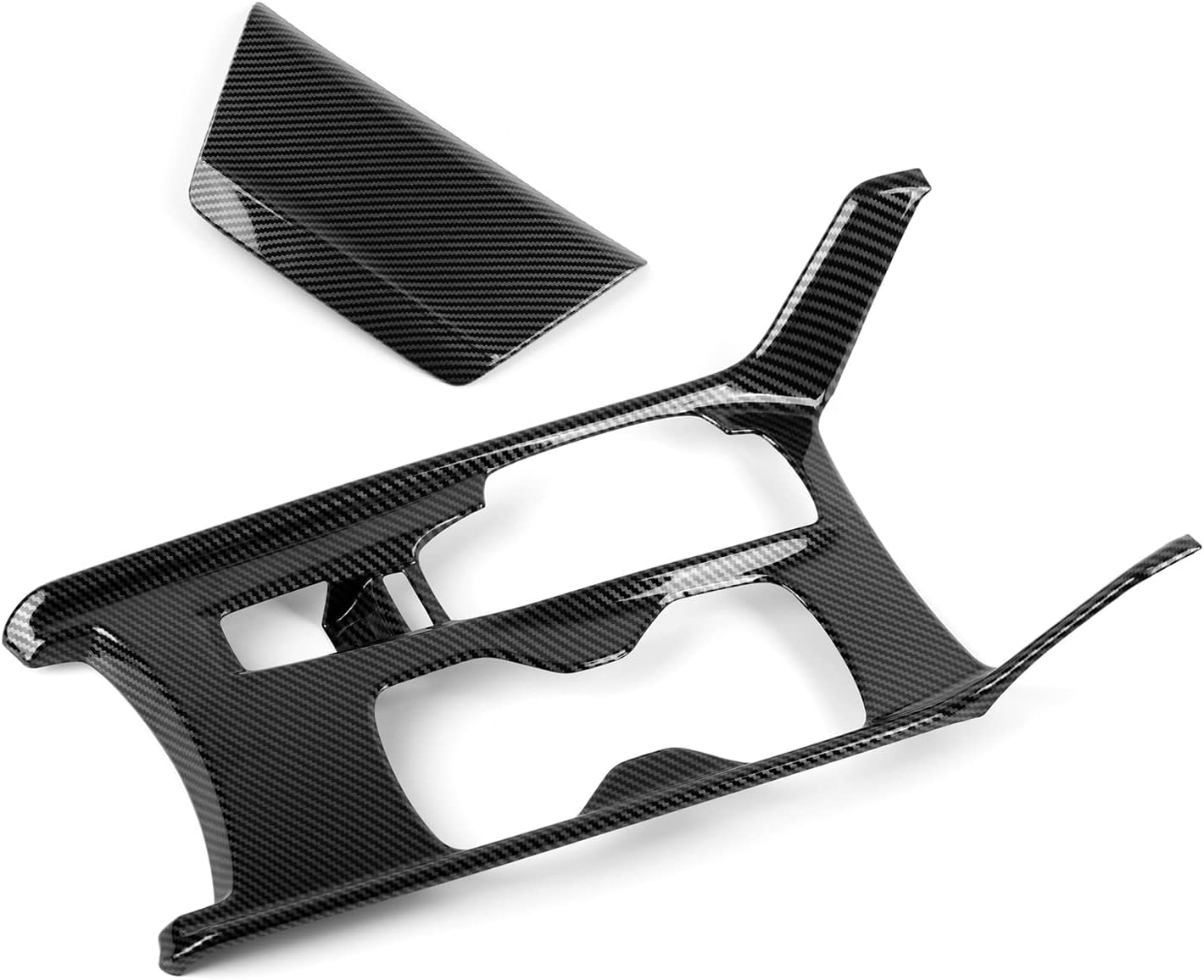 Calcomanías para panel de palanca de cambios versión a gas para Honda Accord 2018 2019 2020 2021 2022 Accesorios de 10ª generación ABS Calcomanías interiores de fibra de carbono