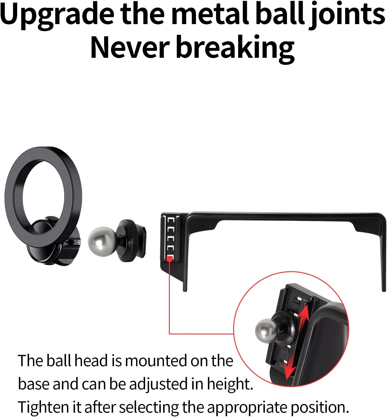 MaserWeller - Soporte de teléfono para automóvil Honda HR-V 2023-2025, accesorios CR-V 2023 2024 2025, clip fijo de pantalla de 7/9 pulgadas, soporte de teléfono compatible con MagSafe, soporte de