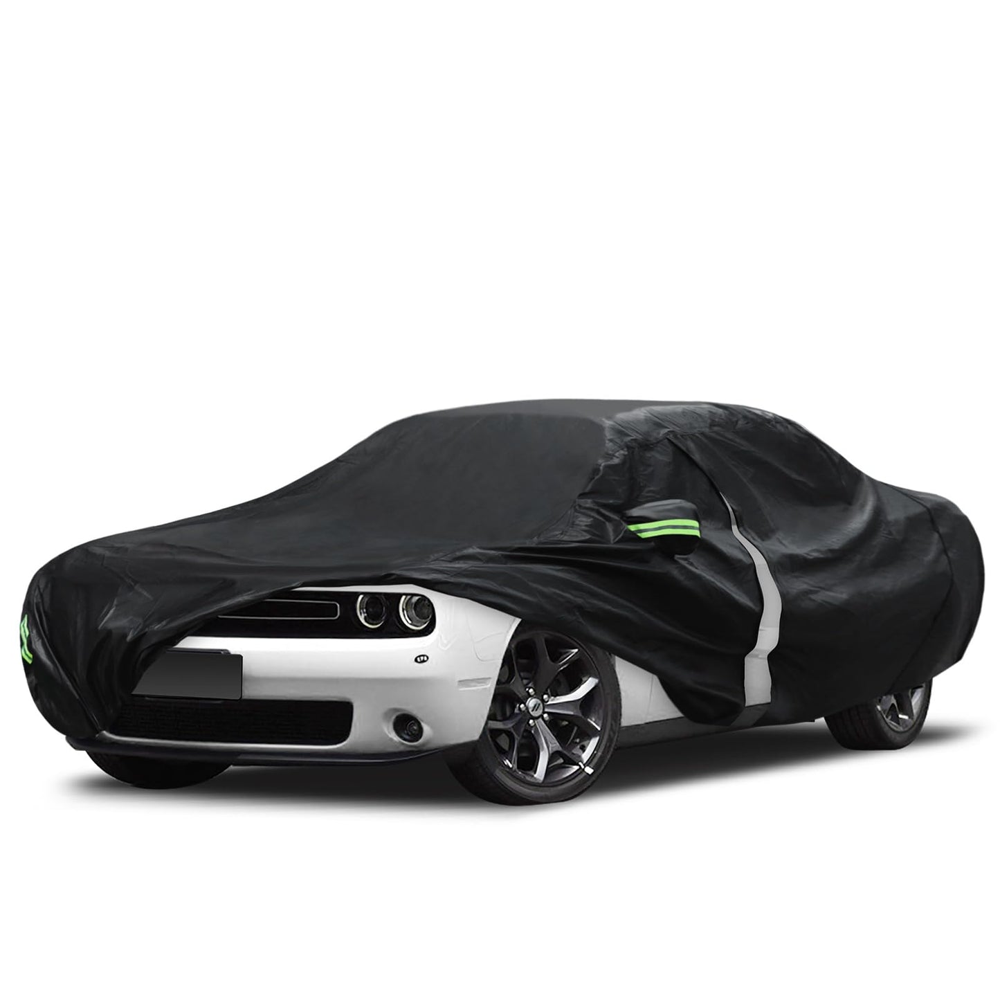 Migaven - Funda de coche personalizada, impermeable para todo tipo de clima, funda exterior completa, protector de lluvia, sol, nieve con cremallera en la puerta