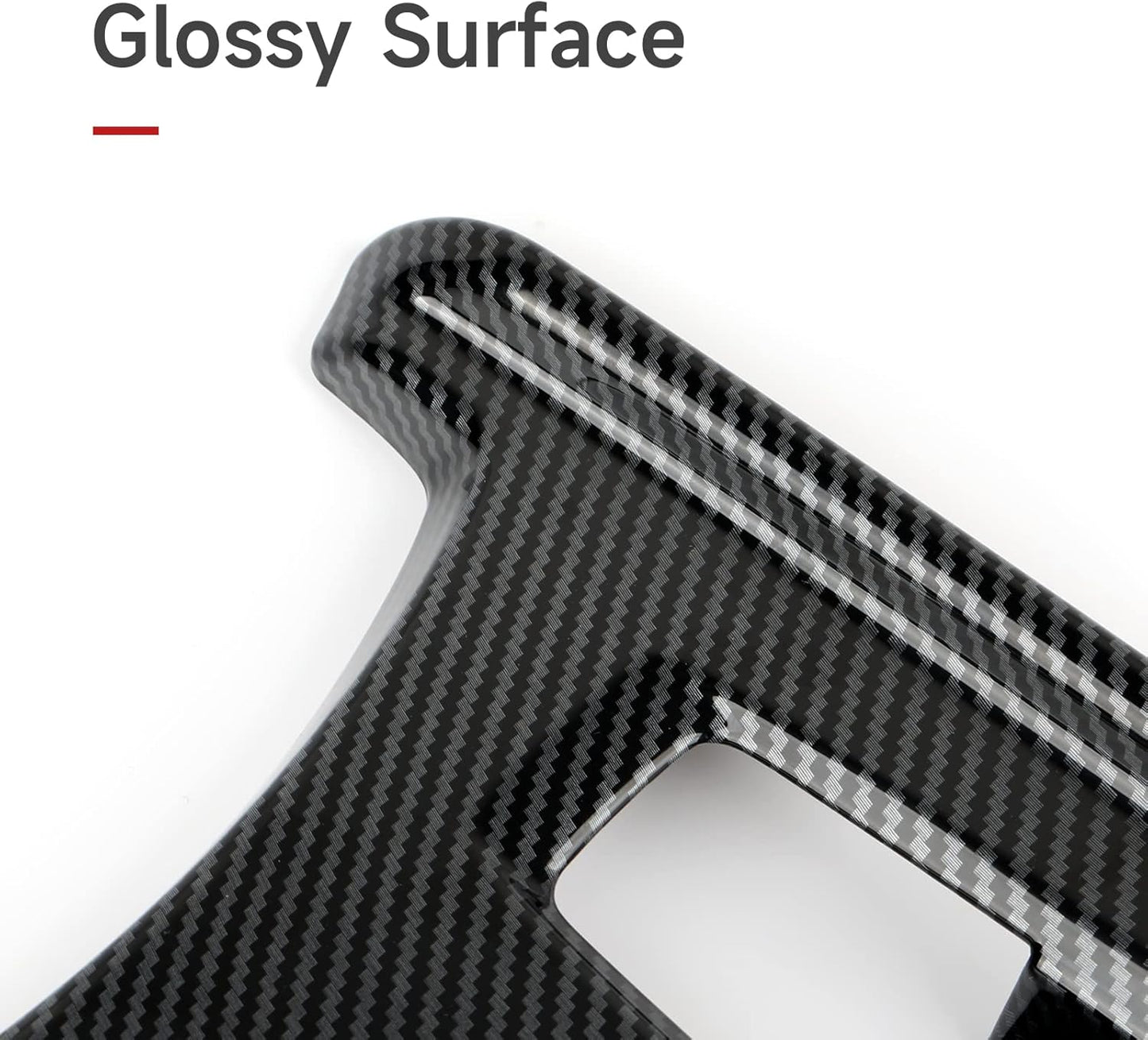 Calcomanías para panel de palanca de cambios versión a gas para Honda Accord 2018 2019 2020 2021 2022 Accesorios de 10ª generación ABS Calcomanías interiores de fibra de carbono