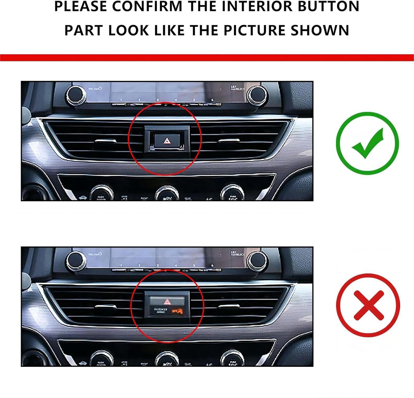 20 Pcs Carbon Fiber Interior Decor Cover, Gear Shift Panel Air Vent Cover Side Door Panel Strip Cover Trim Compatible with Honda Accord 10th Gen 2018-2022