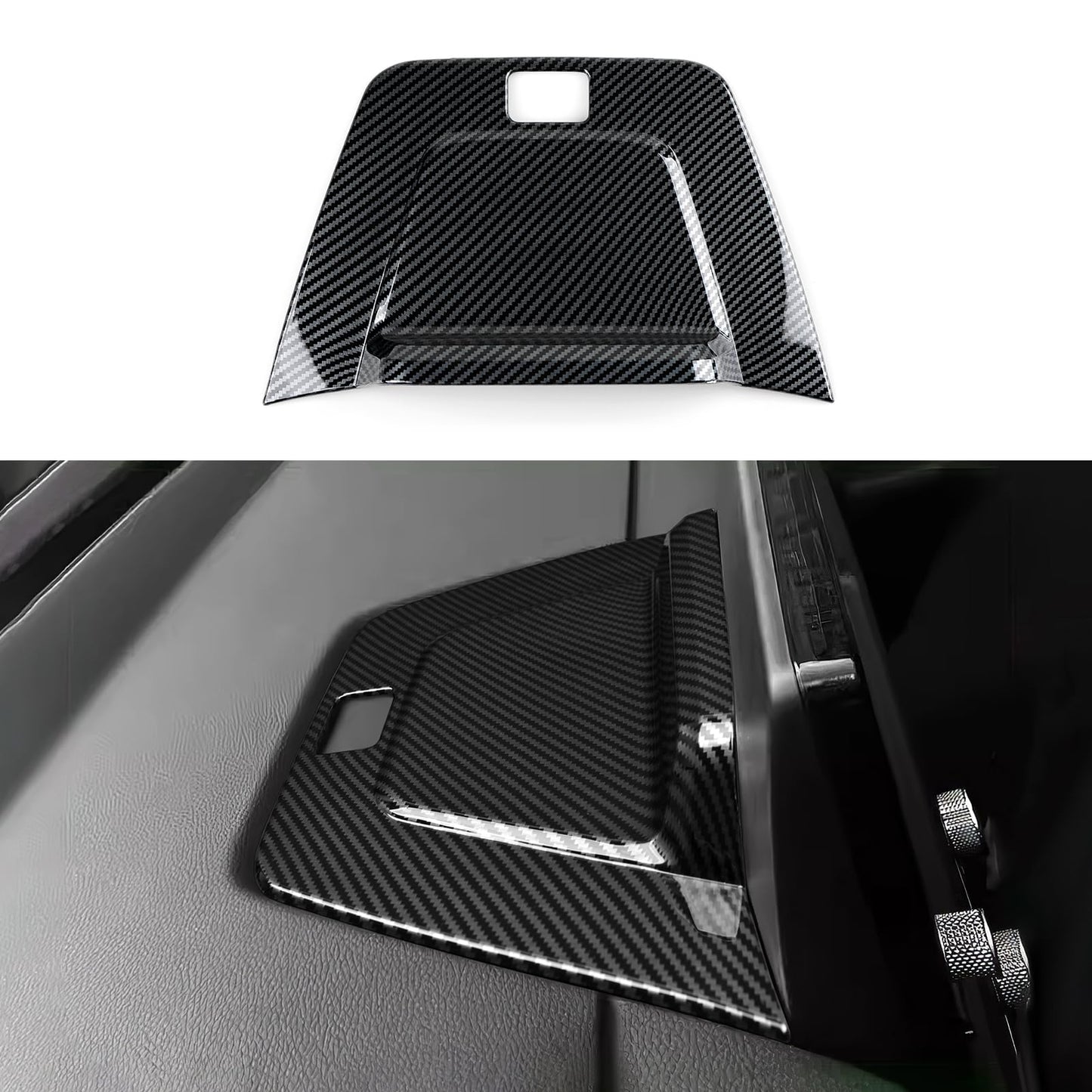 Calcomanías para cubierta de marco de tablero para Honda CR-V 2023, 2024, 2025, accesorios CRV, ABS, fibra de carbono, calcomanías interiores