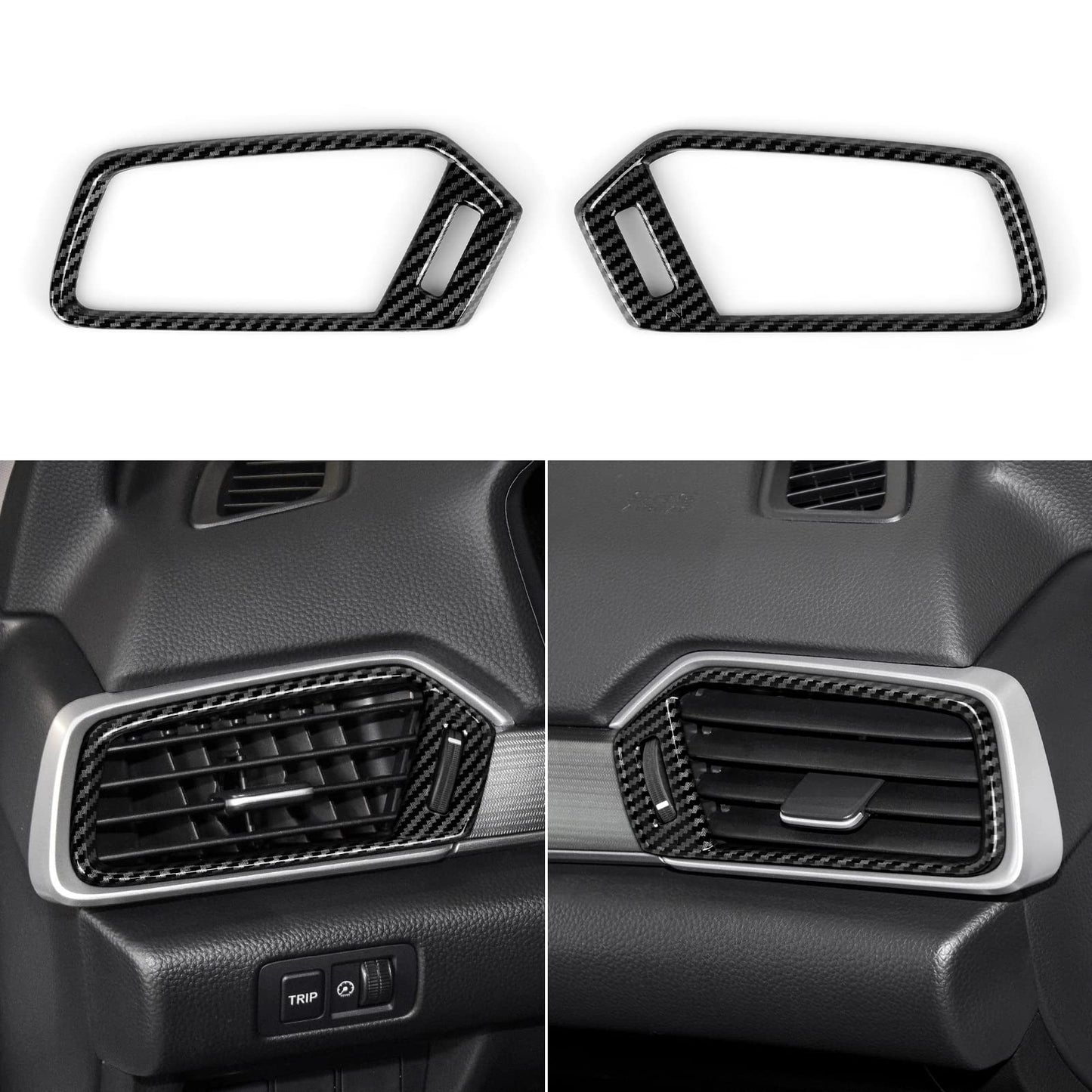 Calcomanías para panel de palanca de cambios versión a gas para Honda Accord 2018 2019 2020 2021 2022 Accesorios de 10ª generación ABS Calcomanías interiores de fibra de carbono