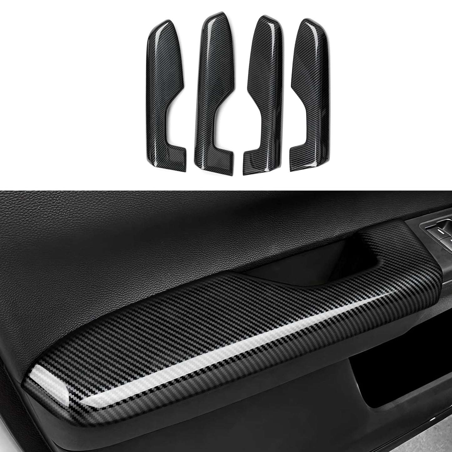 Calcomanías para cubierta de marco de tablero para Honda CR-V 2023, 2024, 2025, accesorios CRV, ABS, fibra de carbono, calcomanías interiores