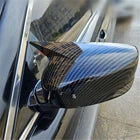 2x Tapicería de cubierta de espejo retrovisor lateral aspecto fibra de carbono para Honda Accord 2008-2013