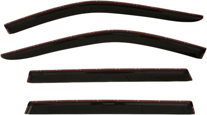2024-2025 Tape-On Side Window Visor Deflectors for Toyota Grand Highlander Rain Guards XLE Limited Platinum MAX Hybrid Smoke & for Lexus TX 350 500h Premium AWD Luxury Hybrid 2024-2025