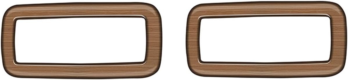 Peach Wood Grain Roof-Mounted Speaker Cover fit for Toyota Grand Highlander 2024 2025 Interior Decoration Accessories