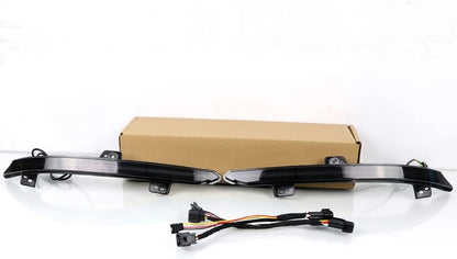 Compatible con Honda Accord 10º 2018 2019 2020 2021 2022 Lente ahumada LED Reflector de parachoques trasero Luces traseras Señal de giro intermitente secuencial freno conducción antiniebla