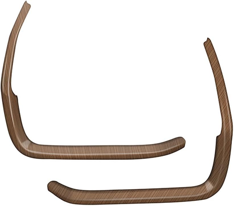 Peach Wood Grain Center Console Car Accessories for Toyota Grand Highlander 2024 2025 Front Air Condition Outlet Vent Covers Trim ABS