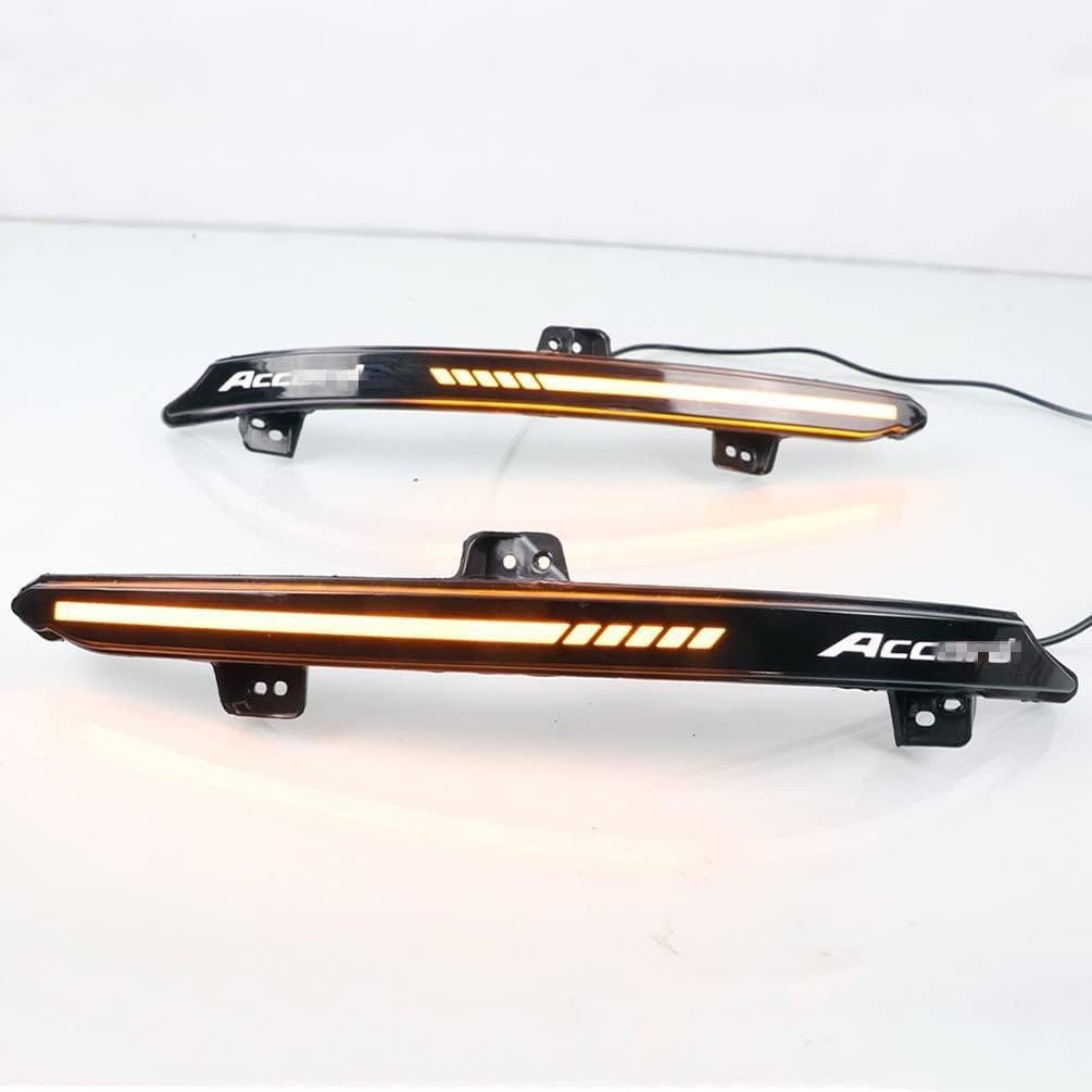 Compatible con Honda Accord 10º 2018 2019 2020 2021 2022 Lente ahumada LED Reflector de parachoques trasero Luces traseras Señal de giro intermitente secuencial freno conducción antiniebla