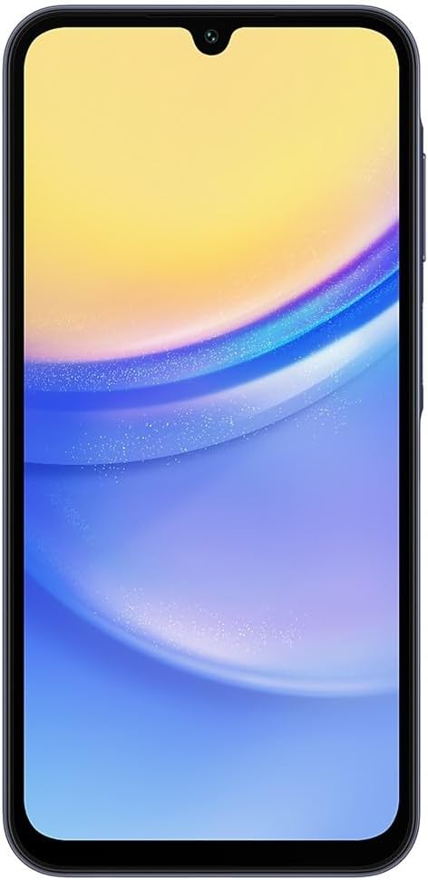 SAMSUNG Galaxy A15 5G (128GB, 2024) 6.5" 90Hz AMOLED, 50MP Camera, 4G Volte (Fully Unlocked International Model for AT&T, T-Mobile, Verizon, Global) A156U (Blue Black) (Renewed)