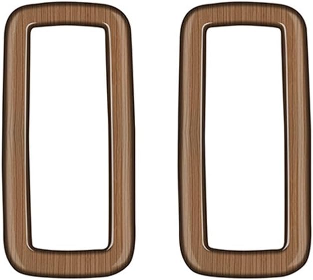 Peach Wood Grain Roof-Mounted Speaker Cover fit for Toyota Grand Highlander 2024 2025 Interior Decoration Accessories
