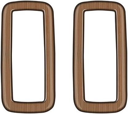 Peach Wood Grain Roof-Mounted Speaker Cover fit for Toyota Grand Highlander 2024 2025 Interior Decoration Accessories