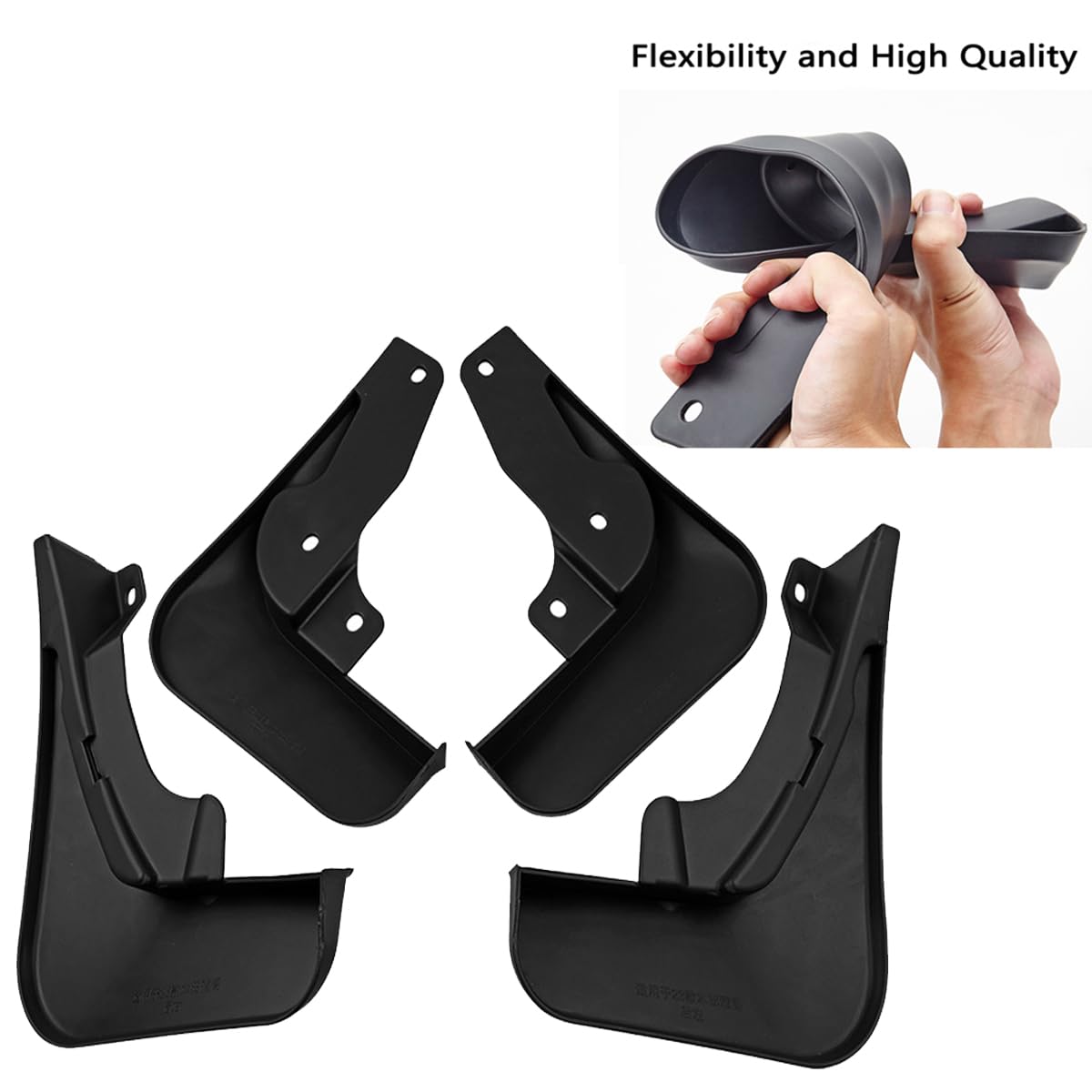 Car Mud Splash Guards Mud Flaps Fender Kit for Honda Accord Accessories 10th 2018 2019 2020 2021 2022 Mudguard Accessories Front and Rear 4-PC Set