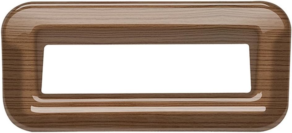 Peach Wood Grain Multi-Function Button Frame Cover fit for Toyota Grand Highlander 2024 2025 Interior Decoration Car Accessories