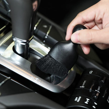 Cepillo para detalles del interior del automóvil, cepillo de limpieza de cerdas suaves, cepillo para detallar el automóvil, herramienta de limpieza interior del automóvil, cepillo de detalles