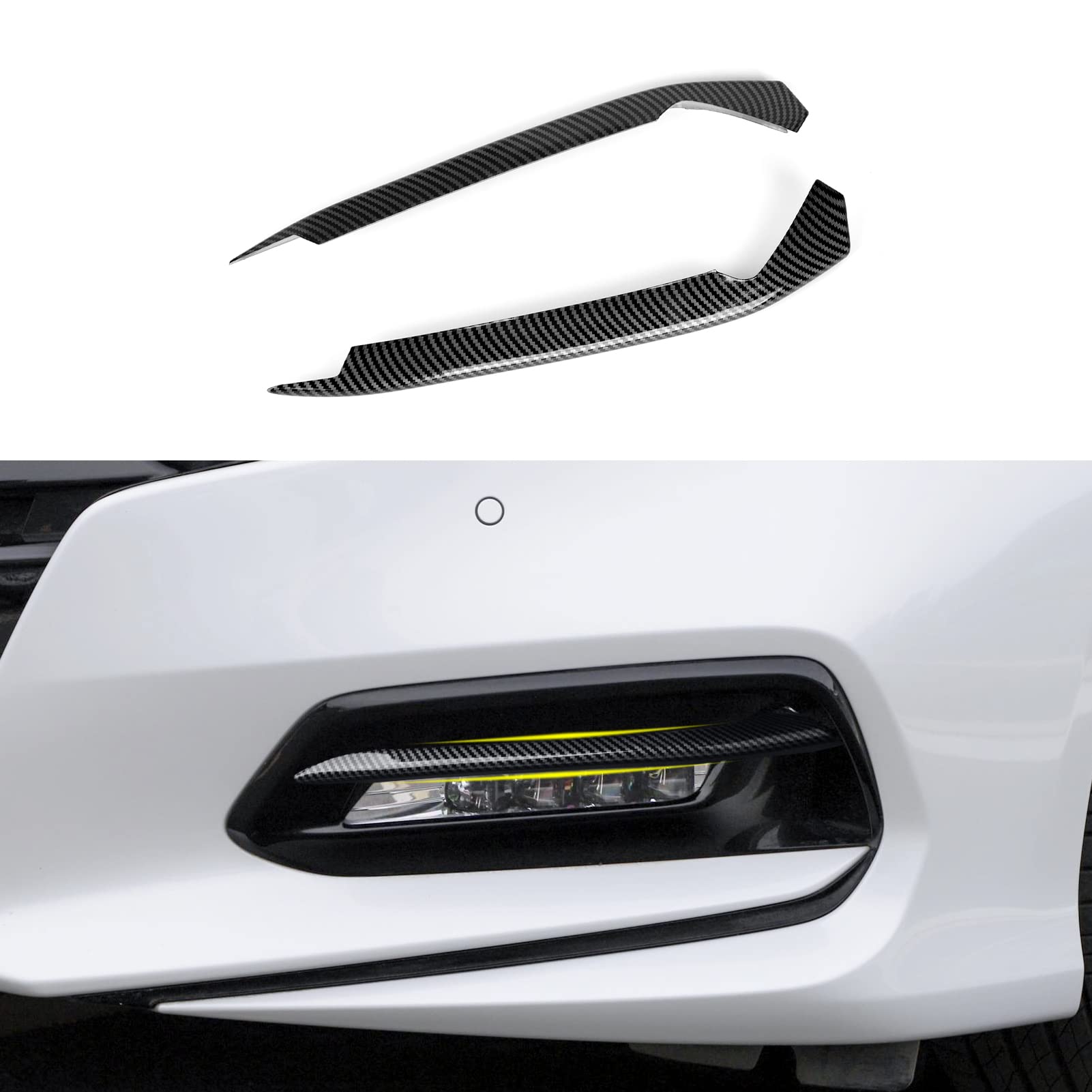 Calcomanías para panel de palanca de cambios versión a gas para Honda Accord 2018 2019 2020 2021 2022 Accesorios de 10ª generación ABS Calcomanías interiores de fibra de carbono