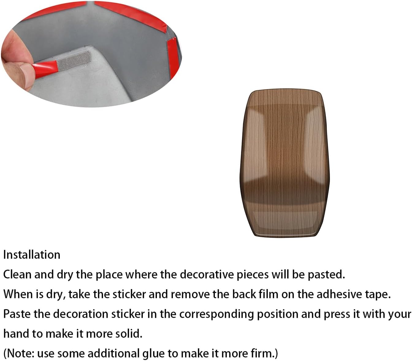 Interior Car Accessories fit for Toyota Grand Highlander 2024 2025 Peach Wood Grain Gear Shift Lever Knob Shifter Head Cover Trim ABS