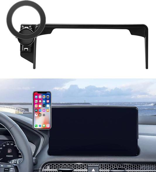 MaserWeller - Soporte de teléfono para automóvil Honda HR-V 2023-2025, accesorios CR-V 2023 2024 2025, clip fijo de pantalla de 7/9 pulgadas, soporte de teléfono compatible con MagSafe, soporte de