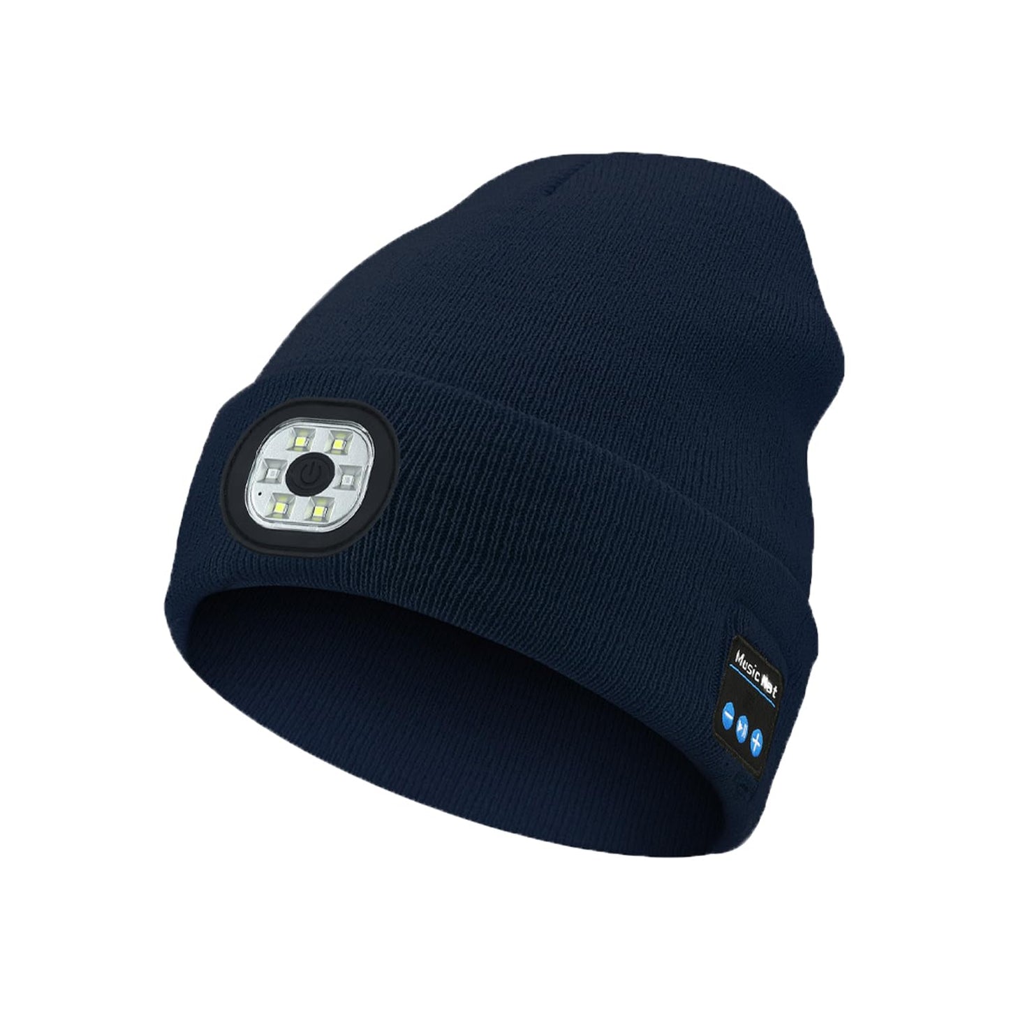 Bluetooth Beanie with a Light,Bluetooth 5.2 HD Stereo