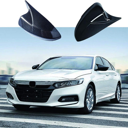 XITER Acabado galvanizado ABS estilo cuerno de vaca todo incluido cubierta de espejo retrovisor puerta lateral moldura generación para Honda Accord 10th 11th 2018 2019 2020 2021 2022 2023 2024 2025,