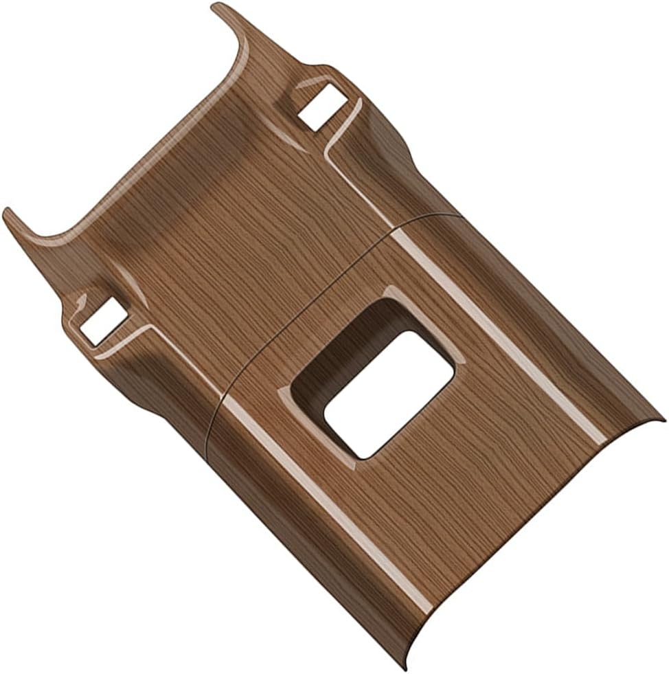 Peach Wood Grain Center Console Car Accessories for Toyota Grand Highlander 2024 2025 Rear Air Condition Outlet Vent Covers Trim ABS