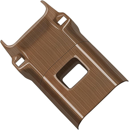 Peach Wood Grain Center Console Car Accessories for Toyota Grand Highlander 2024 2025 Rear Air Condition Outlet Vent Covers Trim ABS