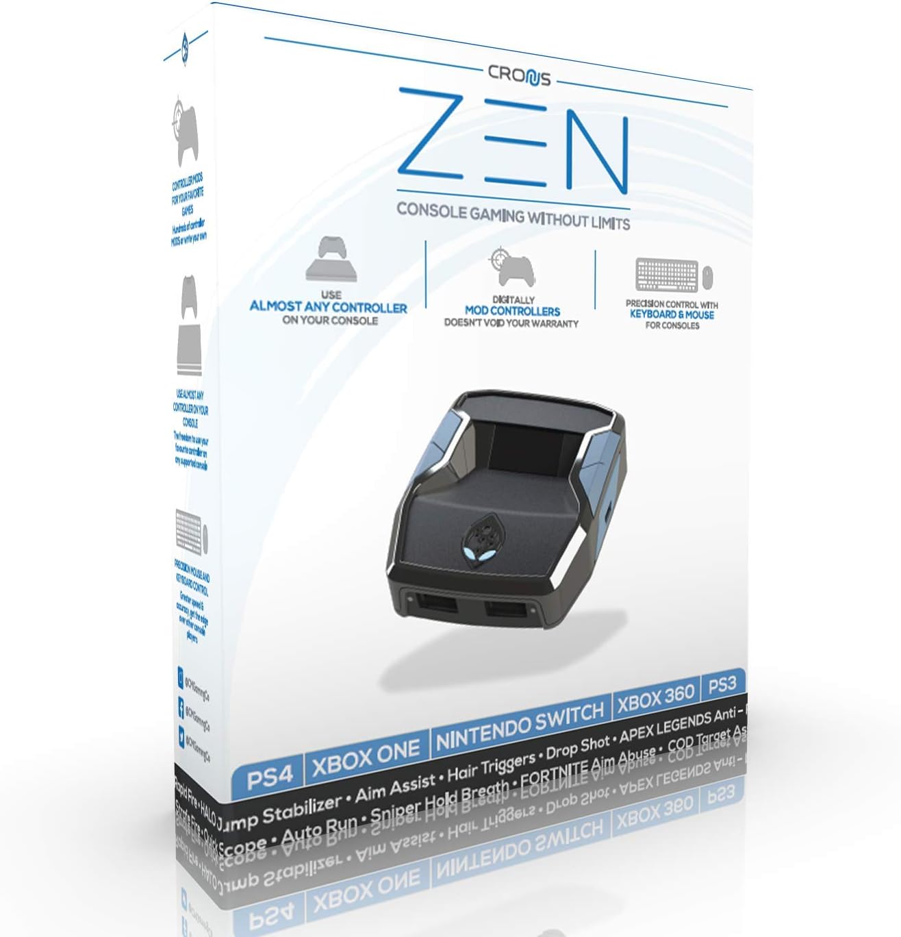 Cronus Zen - Emulador de controlador para Xbox, Playstation, Nintendo y PC (CM00053)