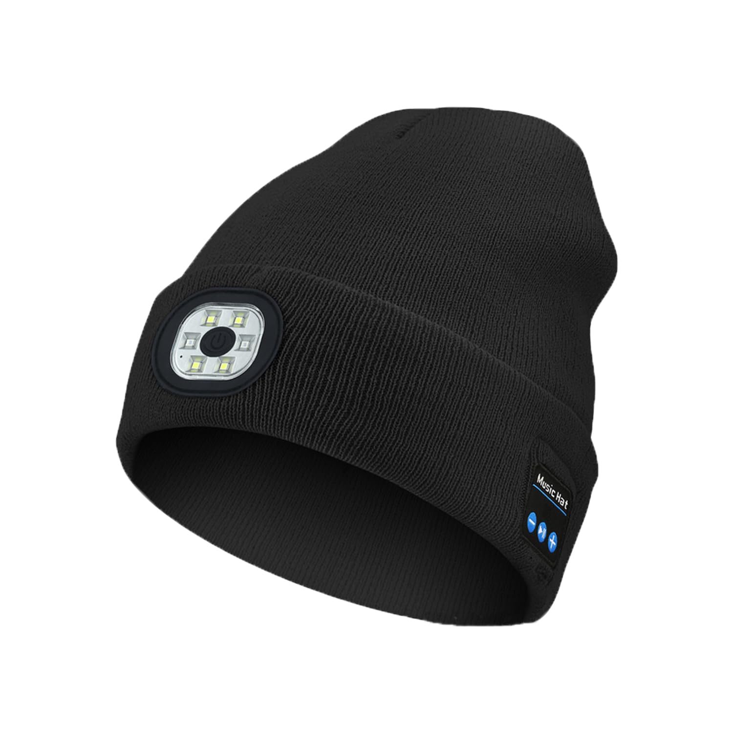 Bluetooth Beanie with a Light,Bluetooth 5.2 HD Stereo