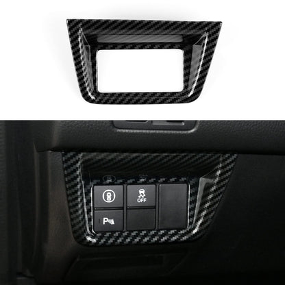 Calcomanías para panel de palanca de cambios versión a gas para Honda Accord 2018 2019 2020 2021 2022 Accesorios de 10ª generación ABS Calcomanías interiores de fibra de carbono