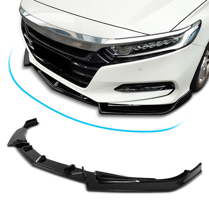 Archaic Borde de parachoques delantero compatible con Honda Accord 10.5th Sedan SE/EX-L/LX/Sport/Touring 2021 2022, kit de carrocería divisor debajo de la barbilla, alerón inferior