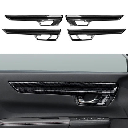 Calcomanías para cubierta de marco de tablero para Honda CR-V 2023, 2024, 2025, accesorios CRV, ABS, fibra de carbono, calcomanías interiores