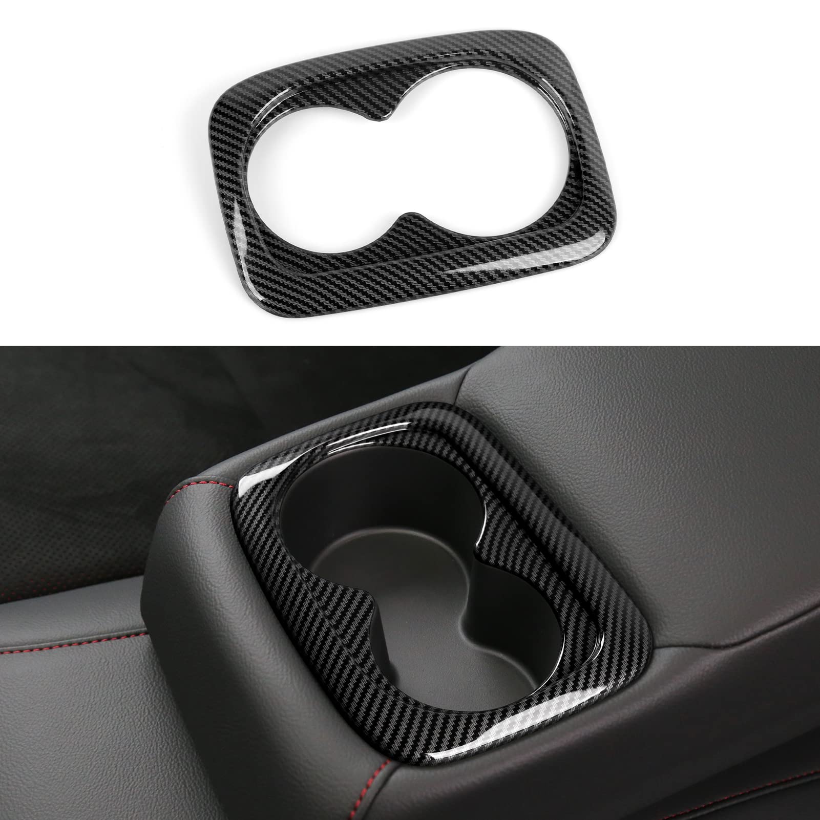 Calcomanías para cubierta de marco de tablero para Honda CR-V 2023, 2024, 2025, accesorios CRV, ABS, fibra de carbono, calcomanías interiores