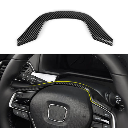Calcomanías para panel de palanca de cambios versión a gas para Honda Accord 2018 2019 2020 2021 2022 Accesorios de 10ª generación ABS Calcomanías interiores de fibra de carbono