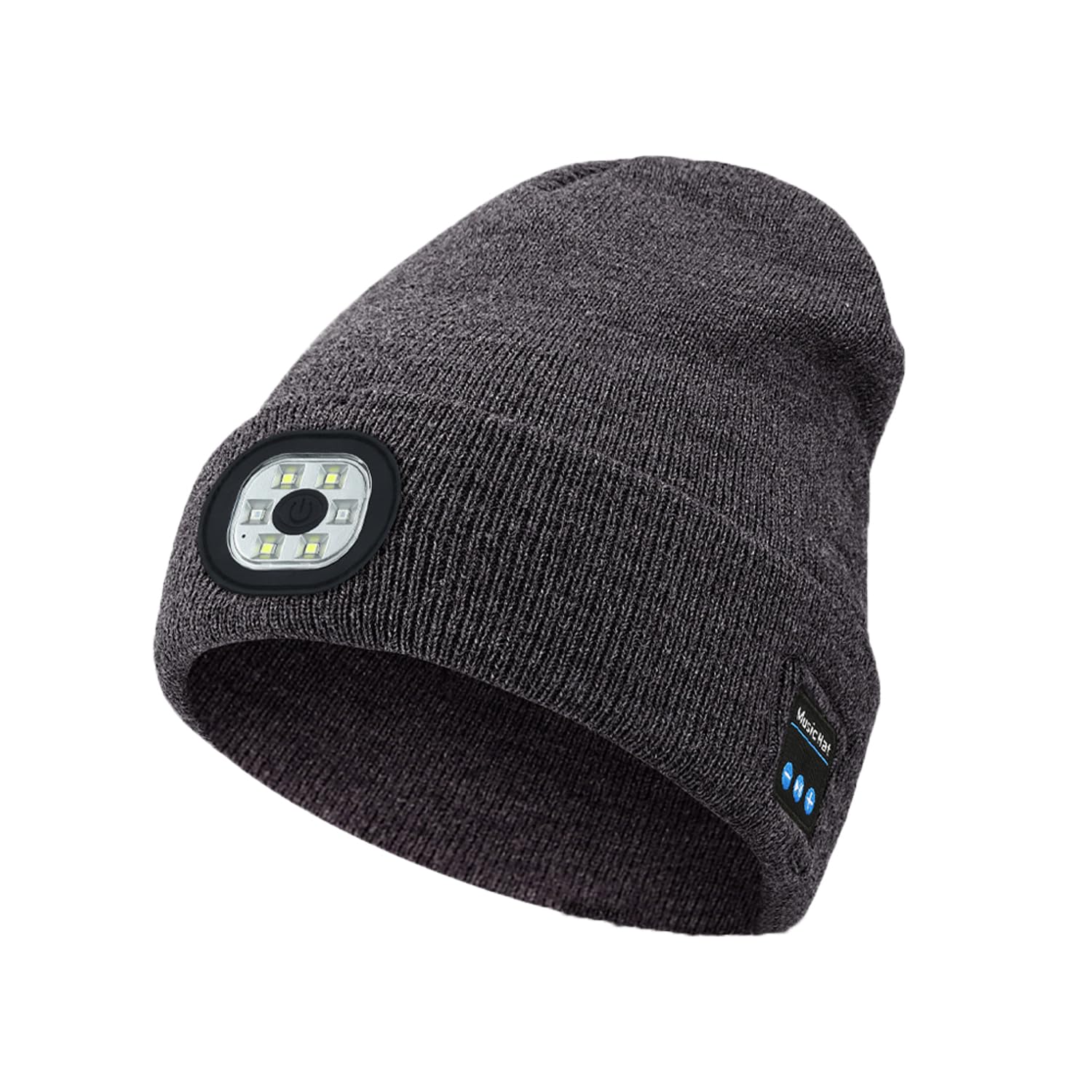 Bluetooth Beanie with a Light,Bluetooth 5.2 HD Stereo