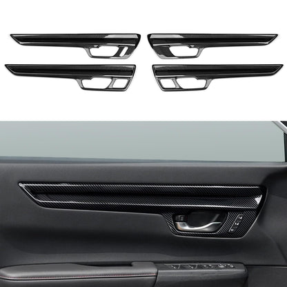 Calcomanías para cubierta de marco de tablero para Honda CR-V 2023, 2024, 2025, accesorios CRV, ABS, fibra de carbono, calcomanías interiores