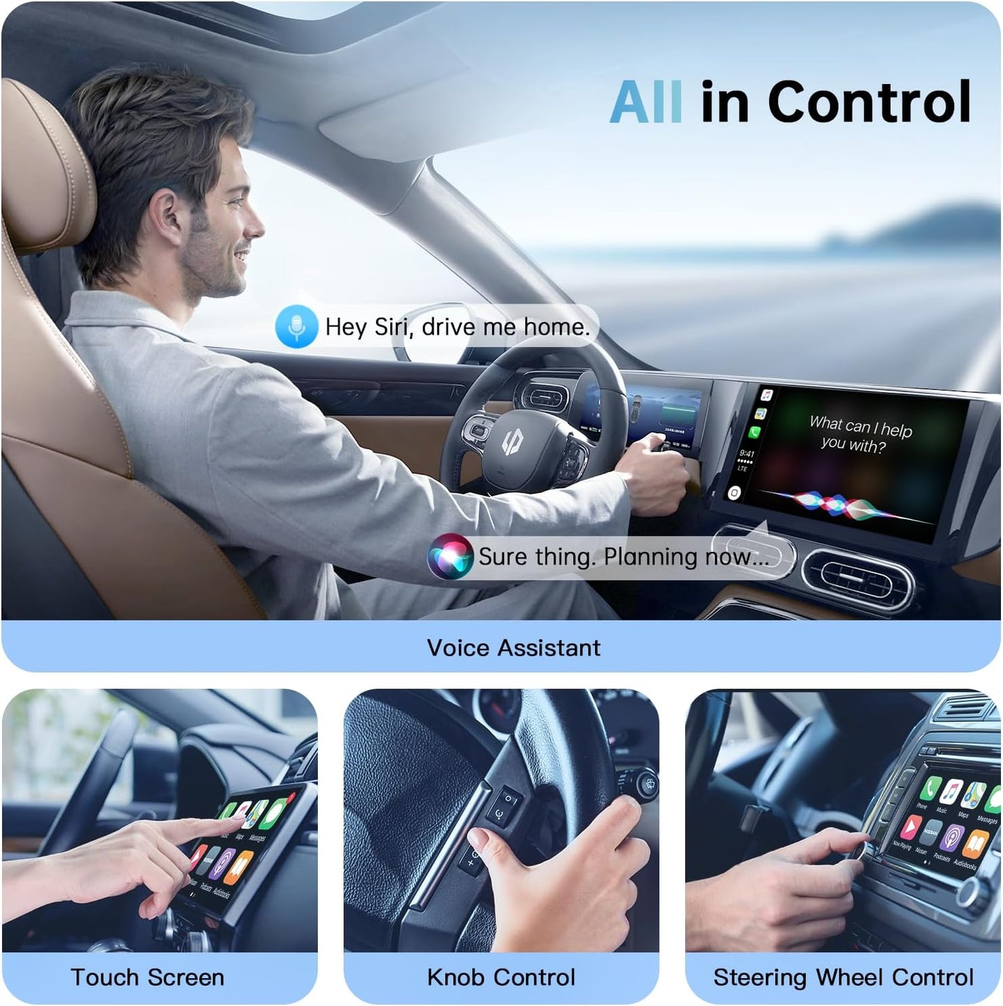 Adaptador inalámbrico CarPlay para Apple CarPlay, fácil de actualizar con cable CarPlay a inalámbrico, conectividad instantánea, Super Mini Car Play Dongle para iPhone Fit para autos con CarPlay