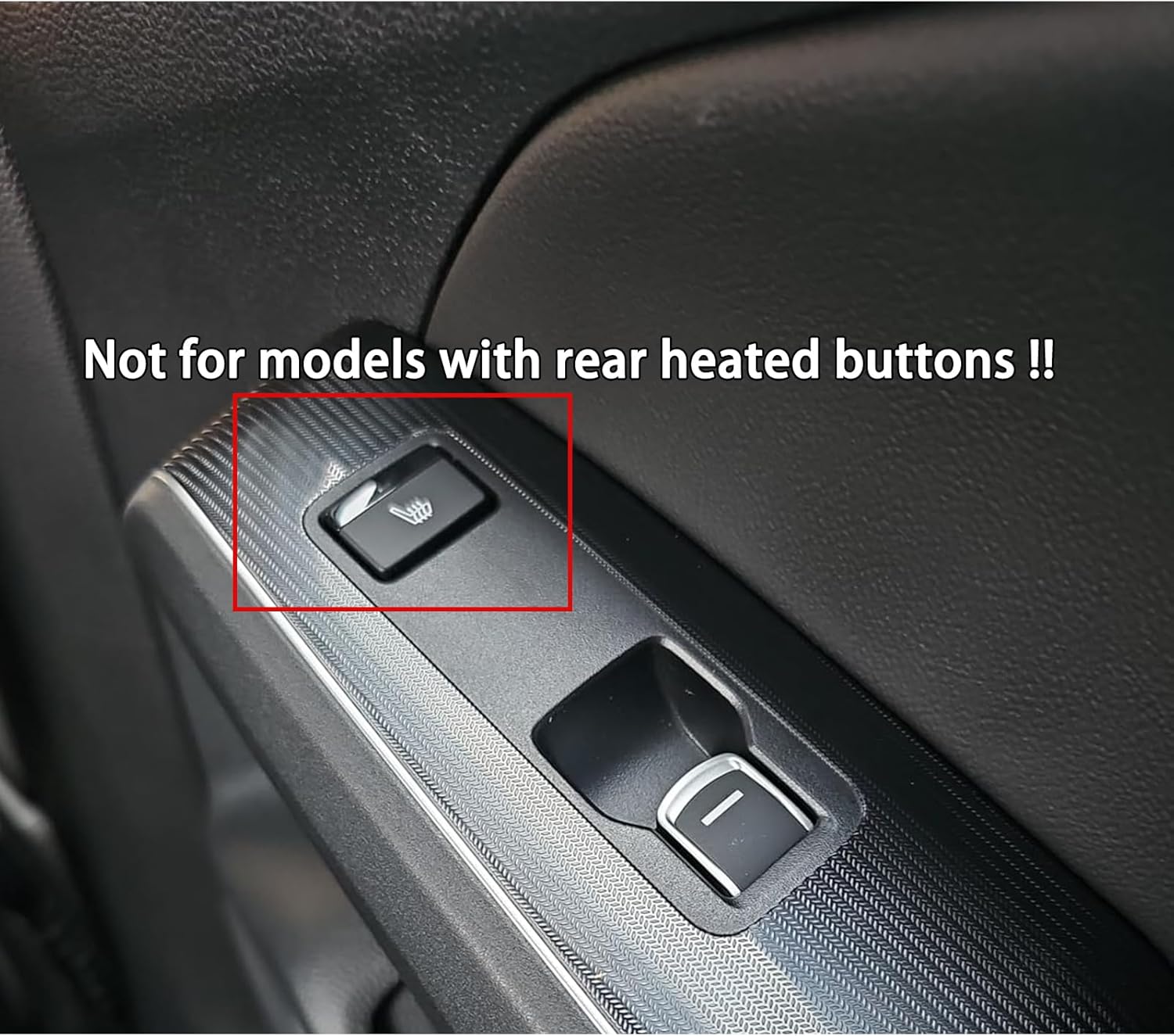 CKE 4 piezas compatibles con Honda CRV 2026 2025 2024 2023 Accesorios para reposabrazos de puerta de automóvil, interruptores de elevación, cubierta de panel, cubierta de reposabrazos, estilo de fibra