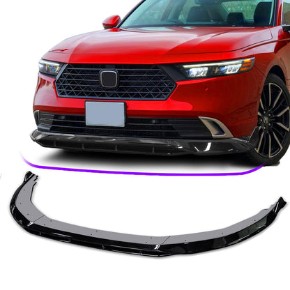 Archaic Borde de parachoques delantero compatible con Honda Accord 10.5th Sedan SE/EX-L/LX/Sport/Touring 2021 2022, kit de carrocería divisor debajo de la barbilla, alerón inferior