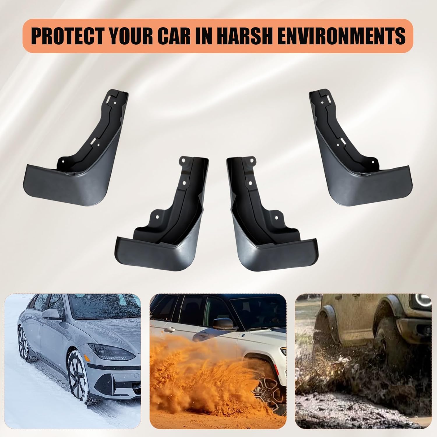for Honda CRV 2023 2024 2025 2026 Splash Guard - Front & Rear Mud Flaps for Honda CR-V LX/EX/EXL 2023 2024 2025 2026 Exterior Accessories (Not for Hybrid)