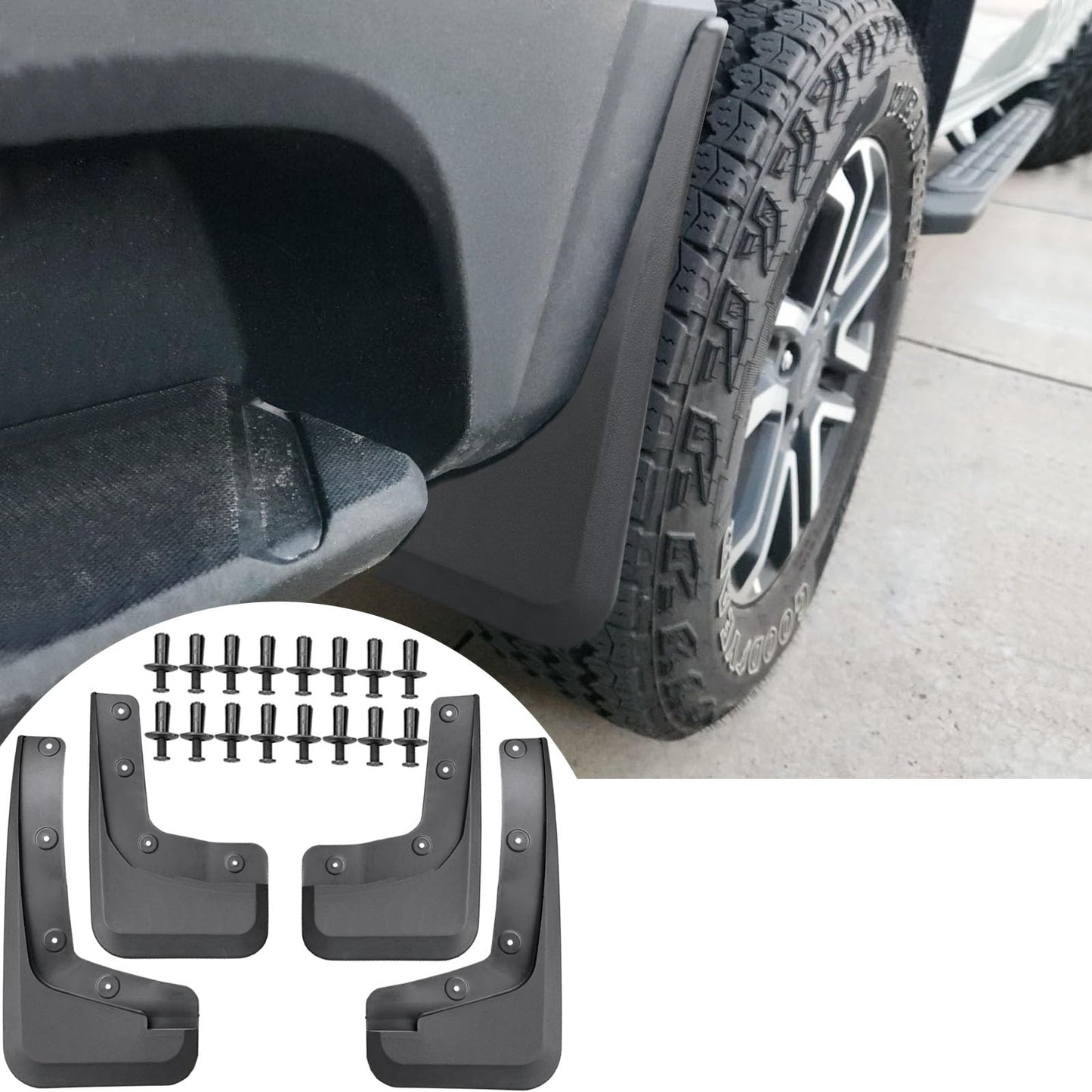 for Honda CRV 2023 2024 2025 2026 Splash Guard - Front & Rear Mud Flaps for Honda CR-V LX/EX/EXL 2023 2024 2025 2026 Exterior Accessories (Not for Hybrid)