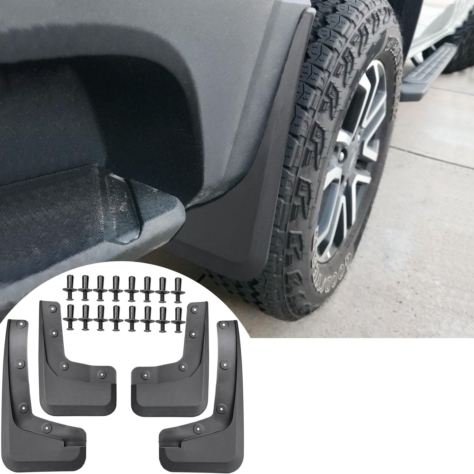 for Honda CRV 2023 2024 2025 2026 Splash Guard - Front & Rear Mud Flaps for Honda CR-V LX/EX/EXL 2023 2024 2025 2026 Exterior Accessories (Not for Hybrid)